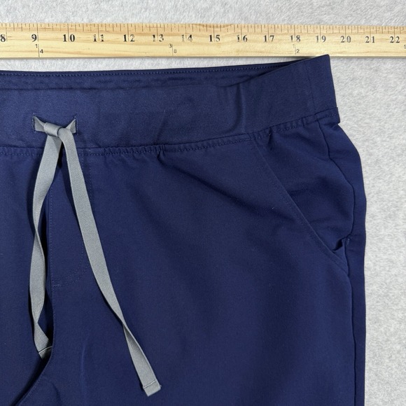 Figs Scrub Pants Womens XXL Petite Zamora Jogger Healthcare Scrubs 2XL Blue - Picture 9 of 12